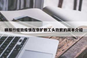 瞒报行程致疫情在京扩散工头致歉的简单介绍